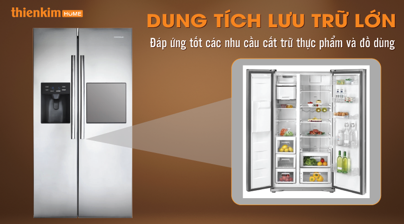 Tủ lạnh Hafele HF-SBSIC 534.14.250 lưu trữ lớn
